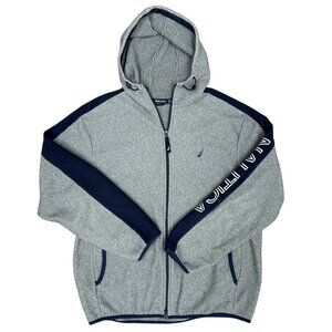 Men's ⛵️⛵️NAUTICA Zip-up Fleece Jacket-‎ Size Medium